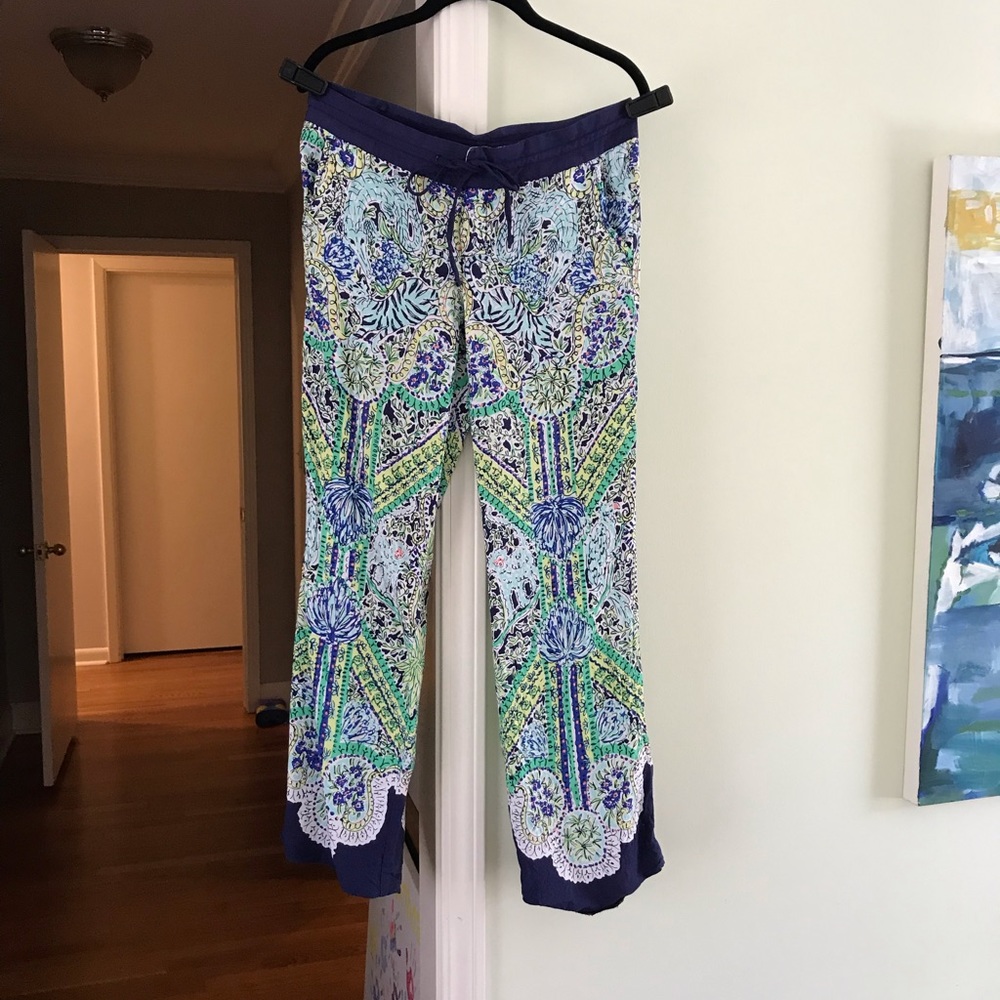 Lilly Pulitzer Phillipa pant sz sm Escape Artist